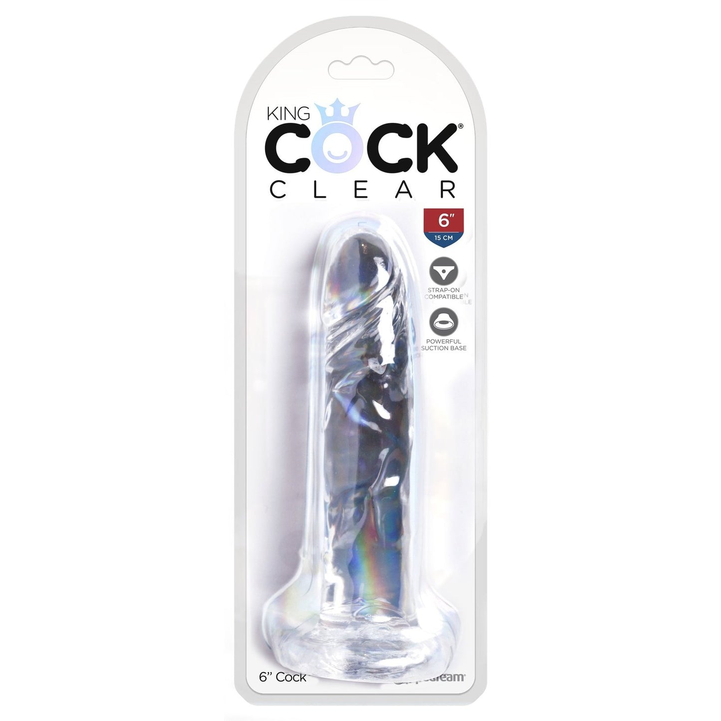 King Cock Clear 6 Inch Cock PD5753-20