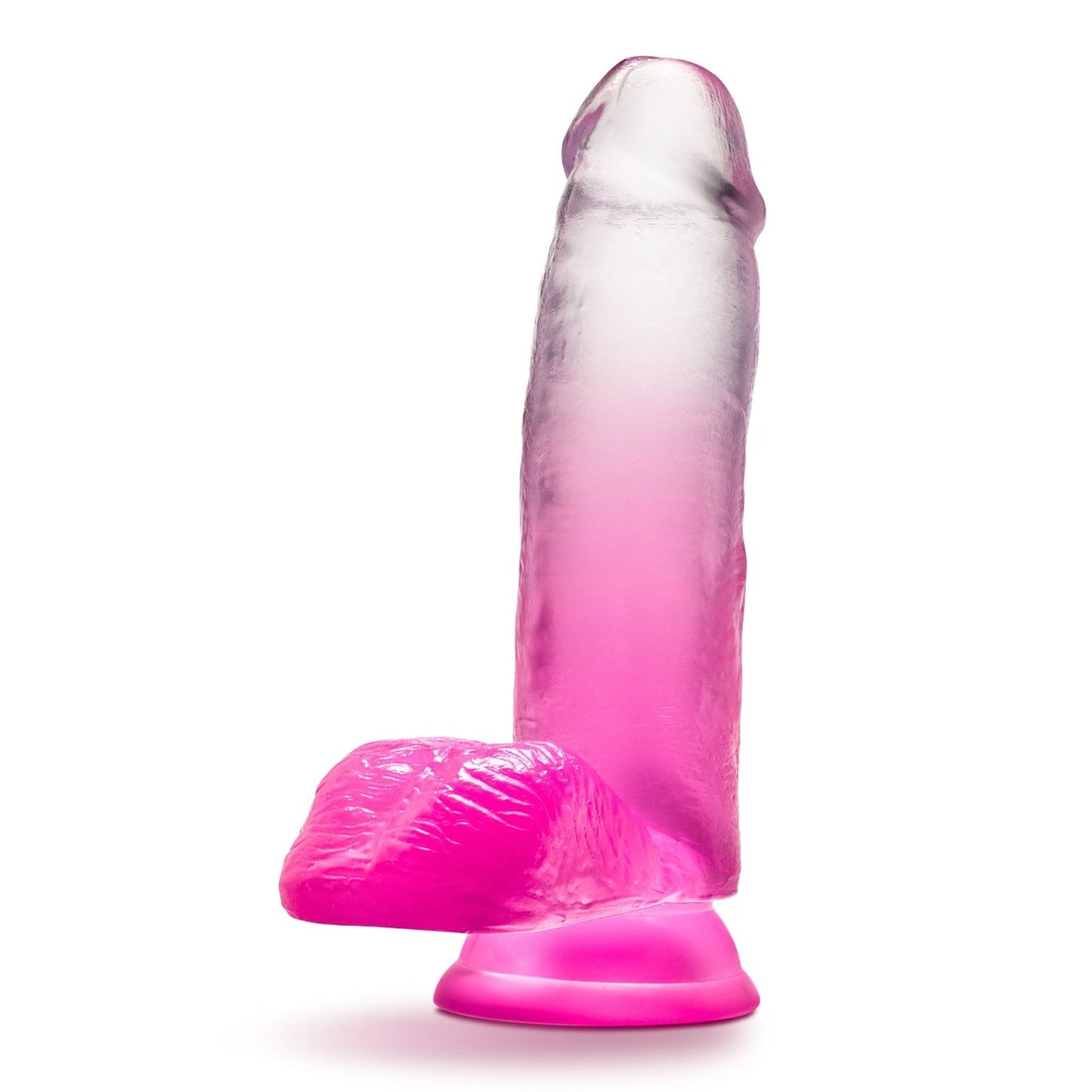 B Yours - Sugar Magnolia - 7 Inch Dildo - Fuchsia BL-38500