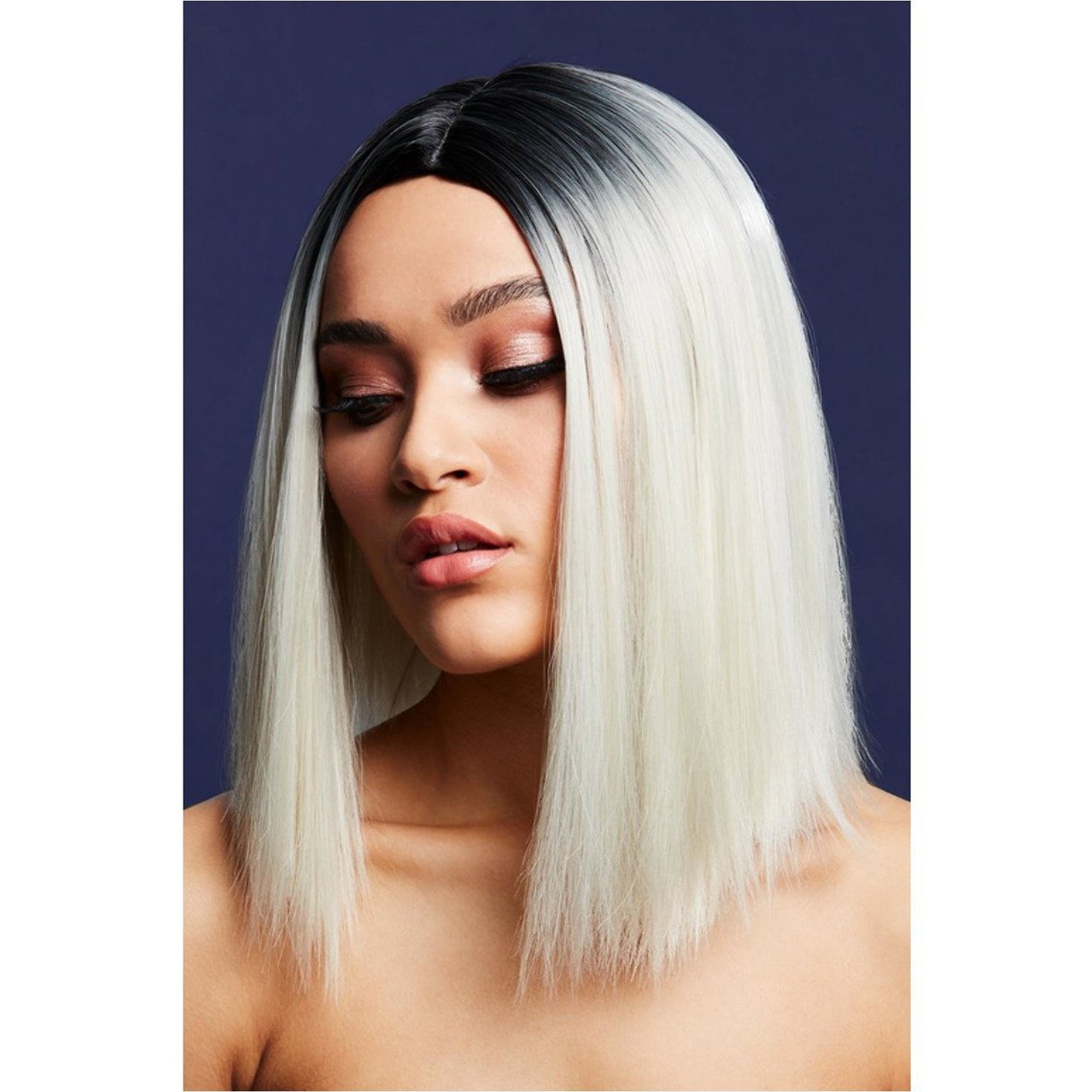 Fever Kylie Wig - Two Toned Blend - Ice Blonde FV-72064