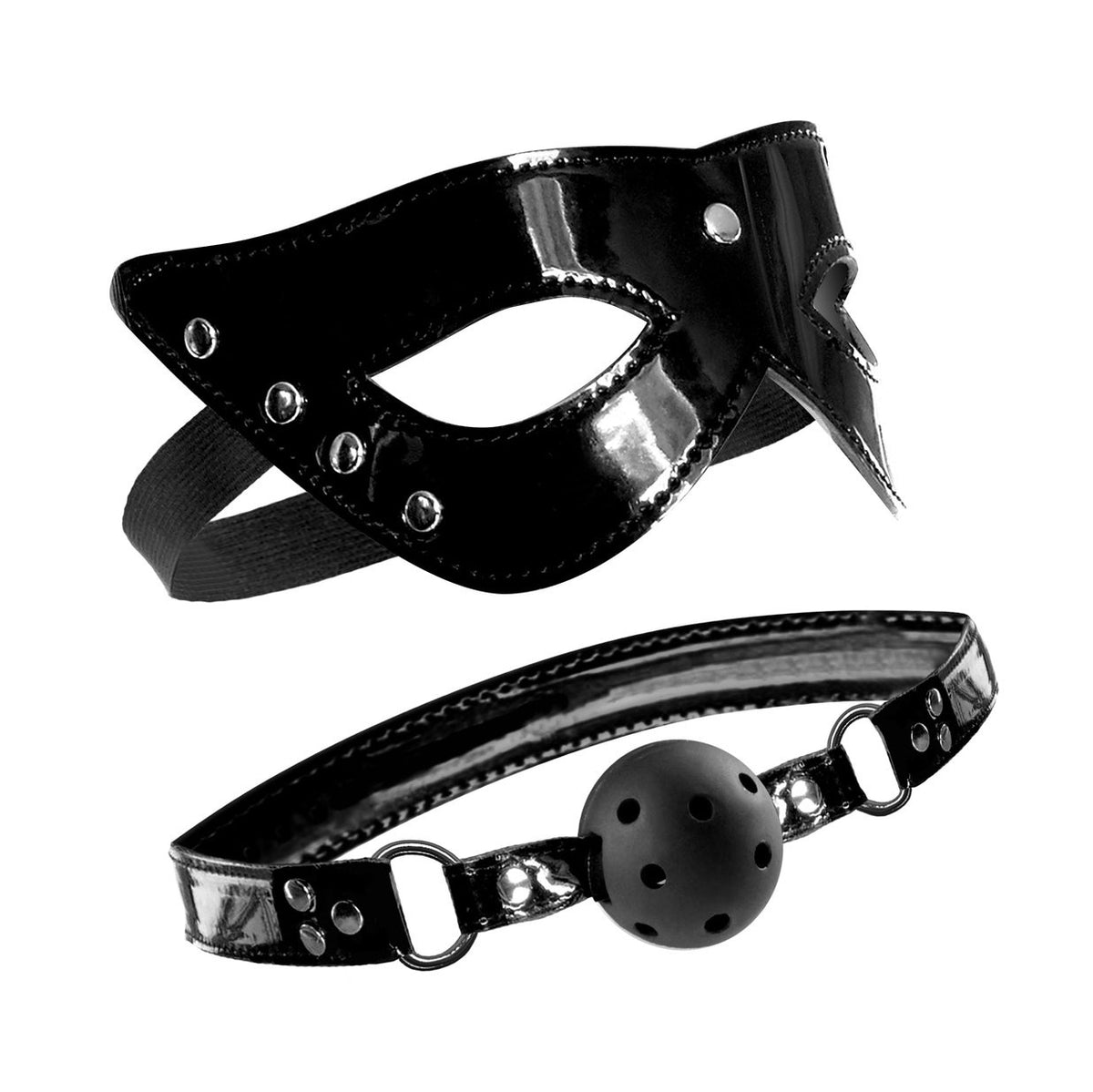 Fetish Fantasy Limited Edition Masquerade Mask and Ball Gag PD4447-23
