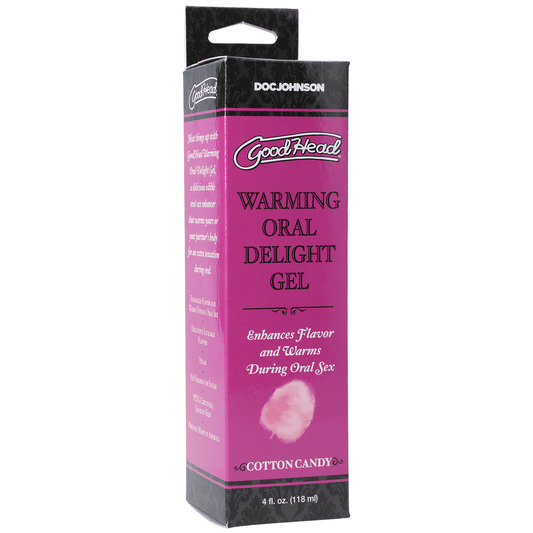 Goodhead - Warming Oral Delight Gel - Cotton Candy - 4 Fl. Oz. DJ1361-15-BX