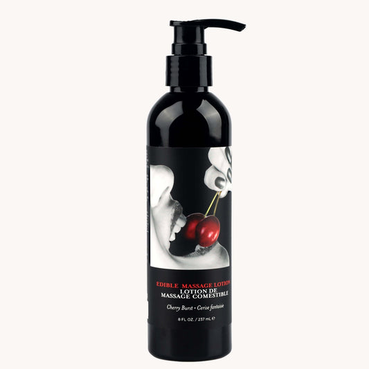 Edible Massage Lotion - Cherry - 8 Fl. Oz. EB-MLE001