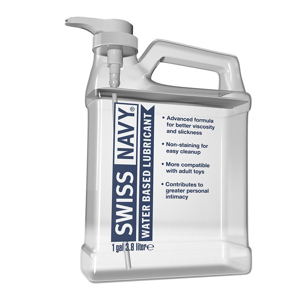 Swiss Navy Water-Based Lubricant 1 Gallon MD-SNWB1G