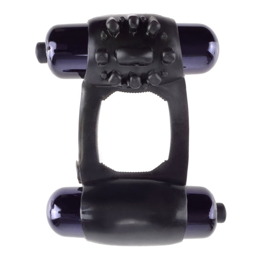 Fantasy C-Ringz Duo-Vibrating Super Ring Black PD5963-23