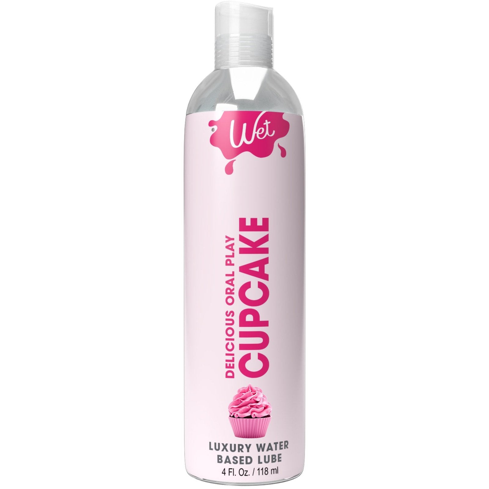 Wet Delicious Oral Play - Cupcake - Waterbased Flavored Lube 4  Oz WT21579