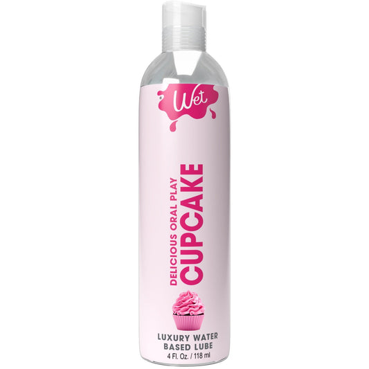 Wet Delicious Oral Play - Cupcake - Waterbased Flavored Lube 4  Oz WT21579