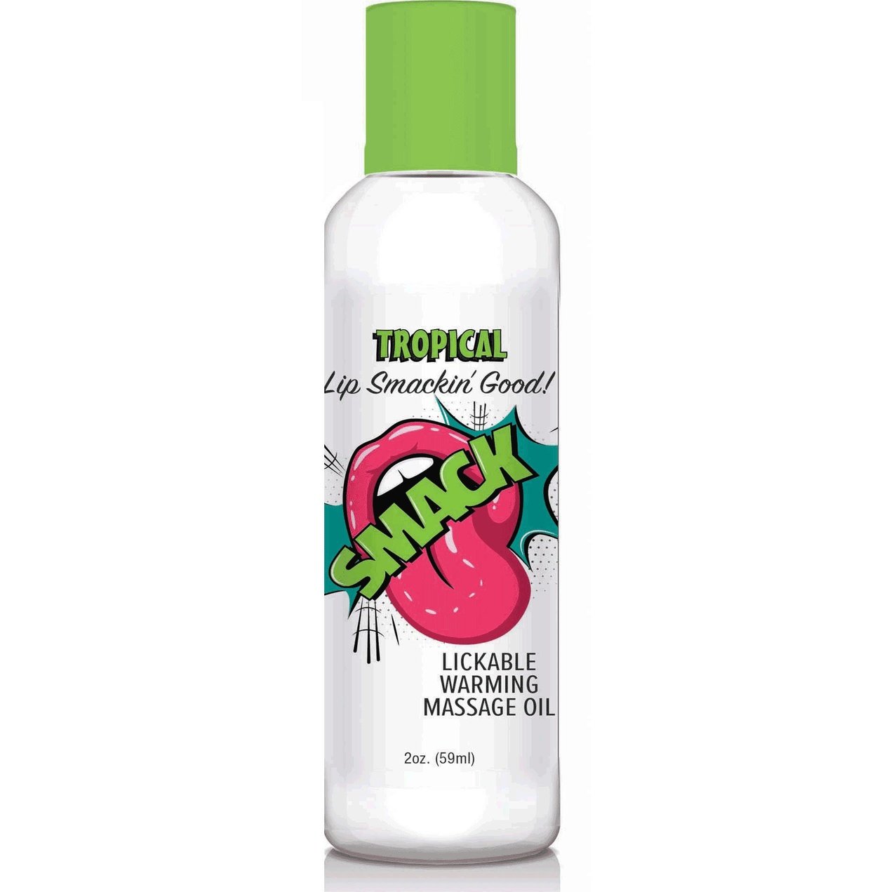 Smack Warming and Lickable Massage Oil - Tropical 2 Oz LG-BT410