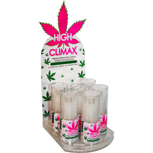 High Climax Female Stimulating Cream - 0.5 Fl. Oz. / 15 ml - 6 Count Display BA-6HCCD