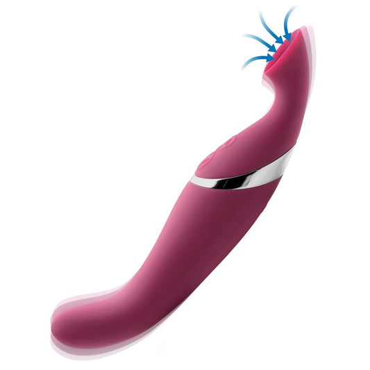 Shegasm Intense 2 in 1 Clit Stimulator - Pink INM-AF599