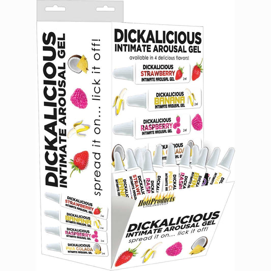 Dickalicious - 2ml Tubes Wall Mount - 144 Pc  Display HTP2673D