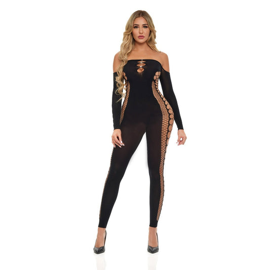 Bodystocking - One Size - Black PKL-27057BLKOS