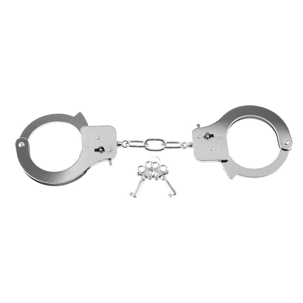 Fetish Fantasy Series Metal Handcuffs - Silver PD3801-26