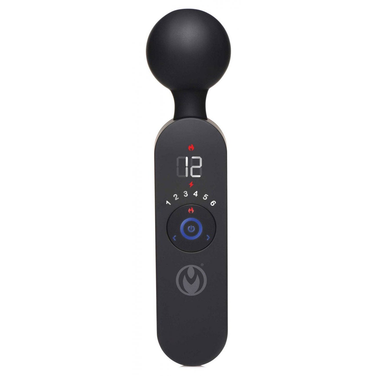 Thunder Wand 72x Silicone Heating Wand Massager - Black MS-AG916