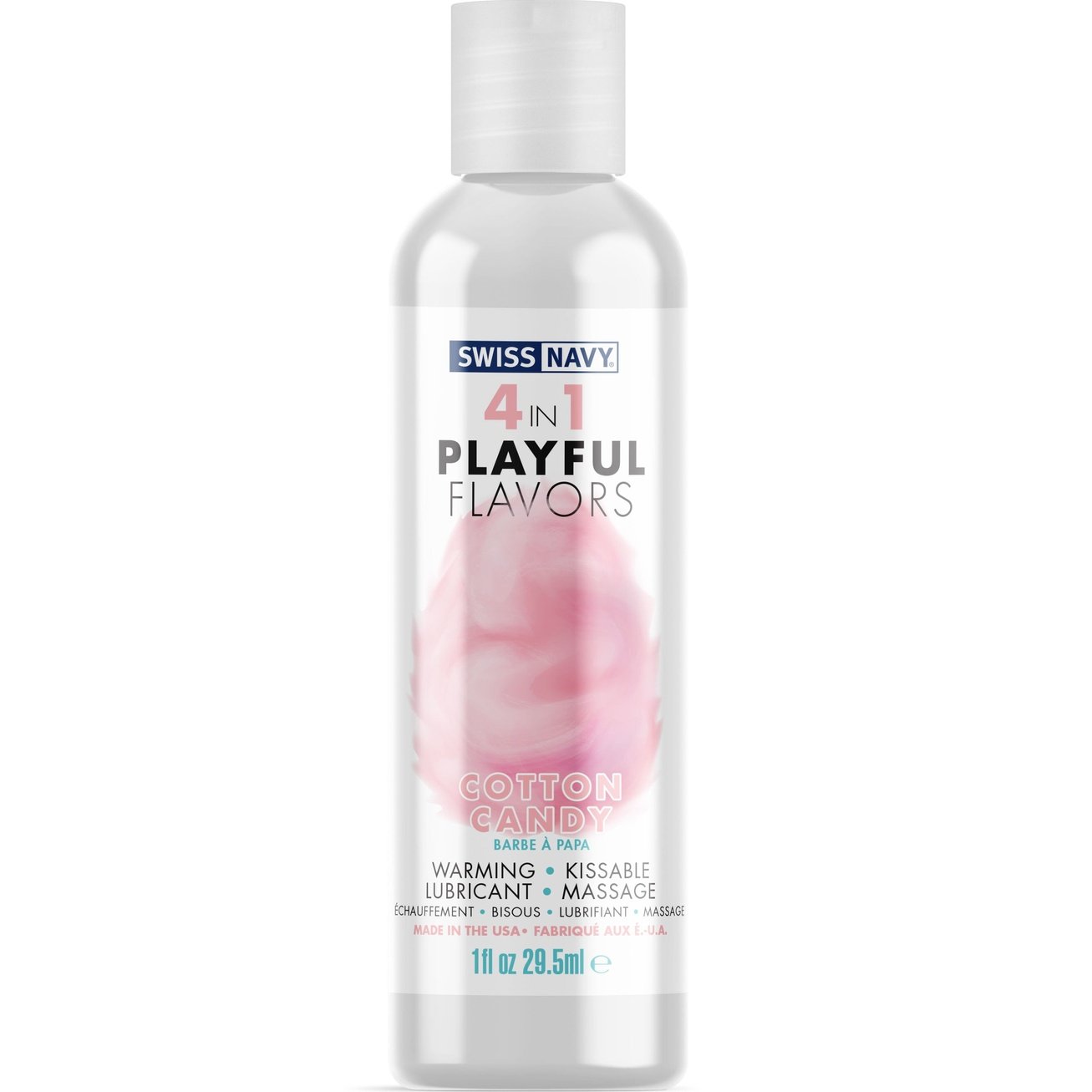 Swiss Navy 4-in-1 Playful Flavors - Cotton Candy 1 Oz MD-SN4N1FCC1