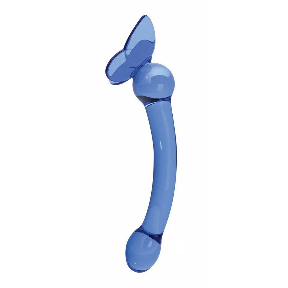 Glass Menagerie - Butterfly Glass G-Spot - Dark Blue IC1102