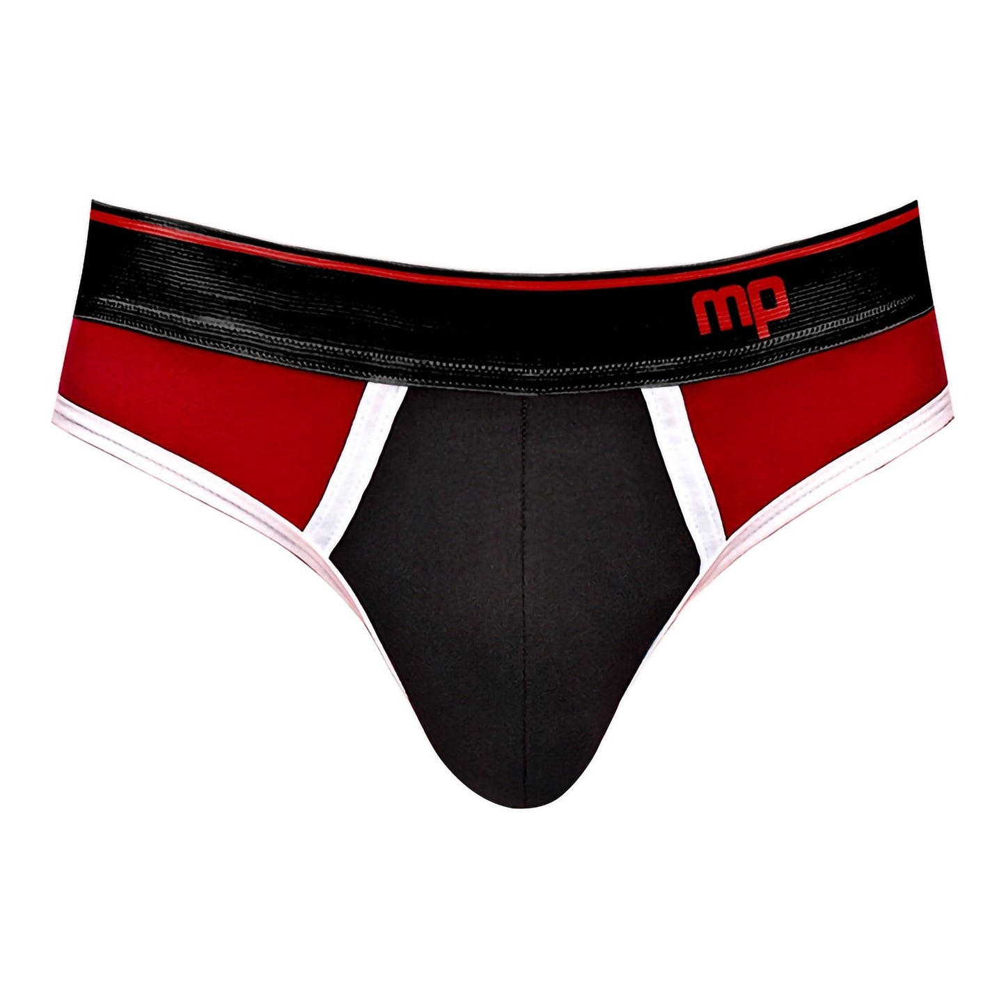 Retro Sport Panel Thong - L/ XL  - Red/ Black MP-414265BRLX