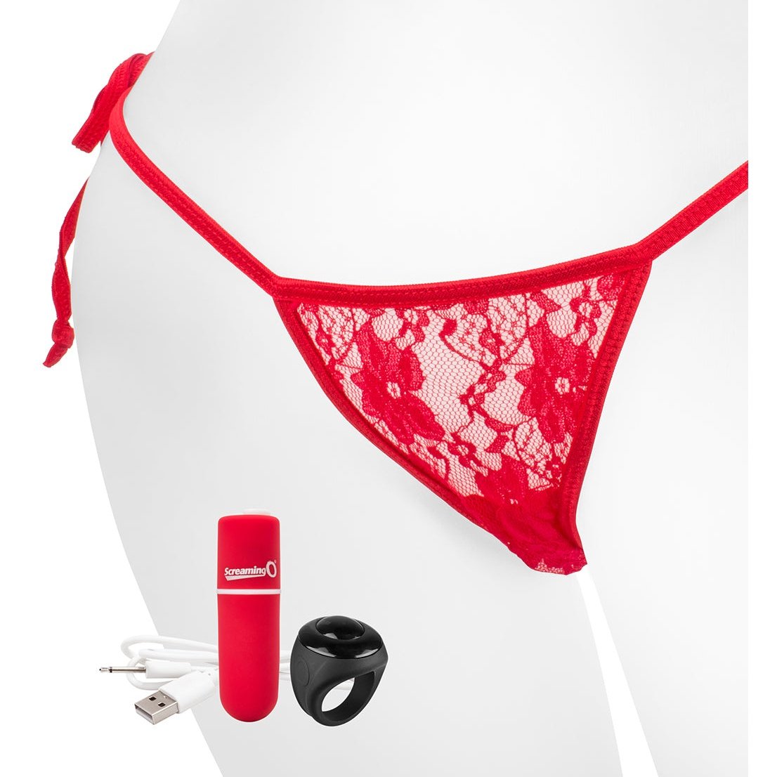 My Secret Charged Remote Control Panty Vibe - Red APTY-R-101E