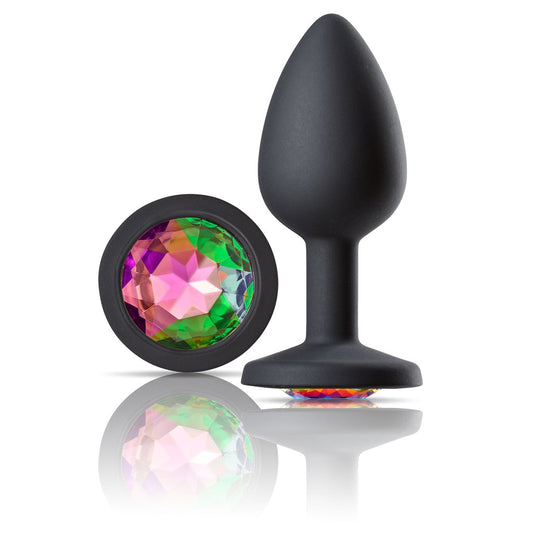 Cloud 9 Novelties Gems Jeweled Silicone Anal Plug  - Small WTC303