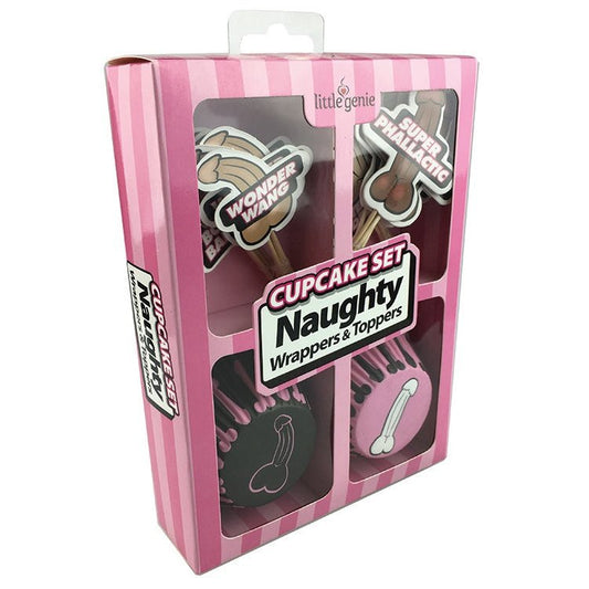 Cupcake Set - Naughty Wrappers & Toppers LG-NV055