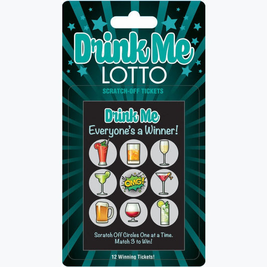 Drink Me Lotto 12 Winning Tickets! LG-BG068