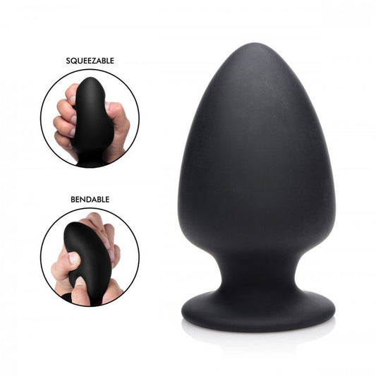 Squeezable Silicone Anal Plug - Medium SQ-AG329-MED