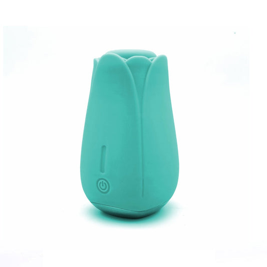 Tulip Pro 15-Function Suction Vibe With Wireless  Charging - Teal Blue MTMA2103V2-B5