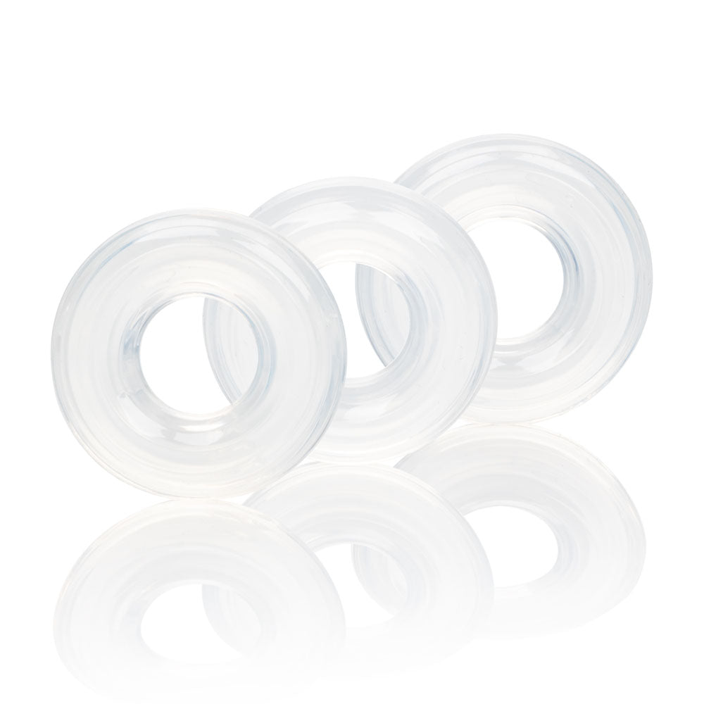 Set of 3 Silicone Stacker Rings SE1434802