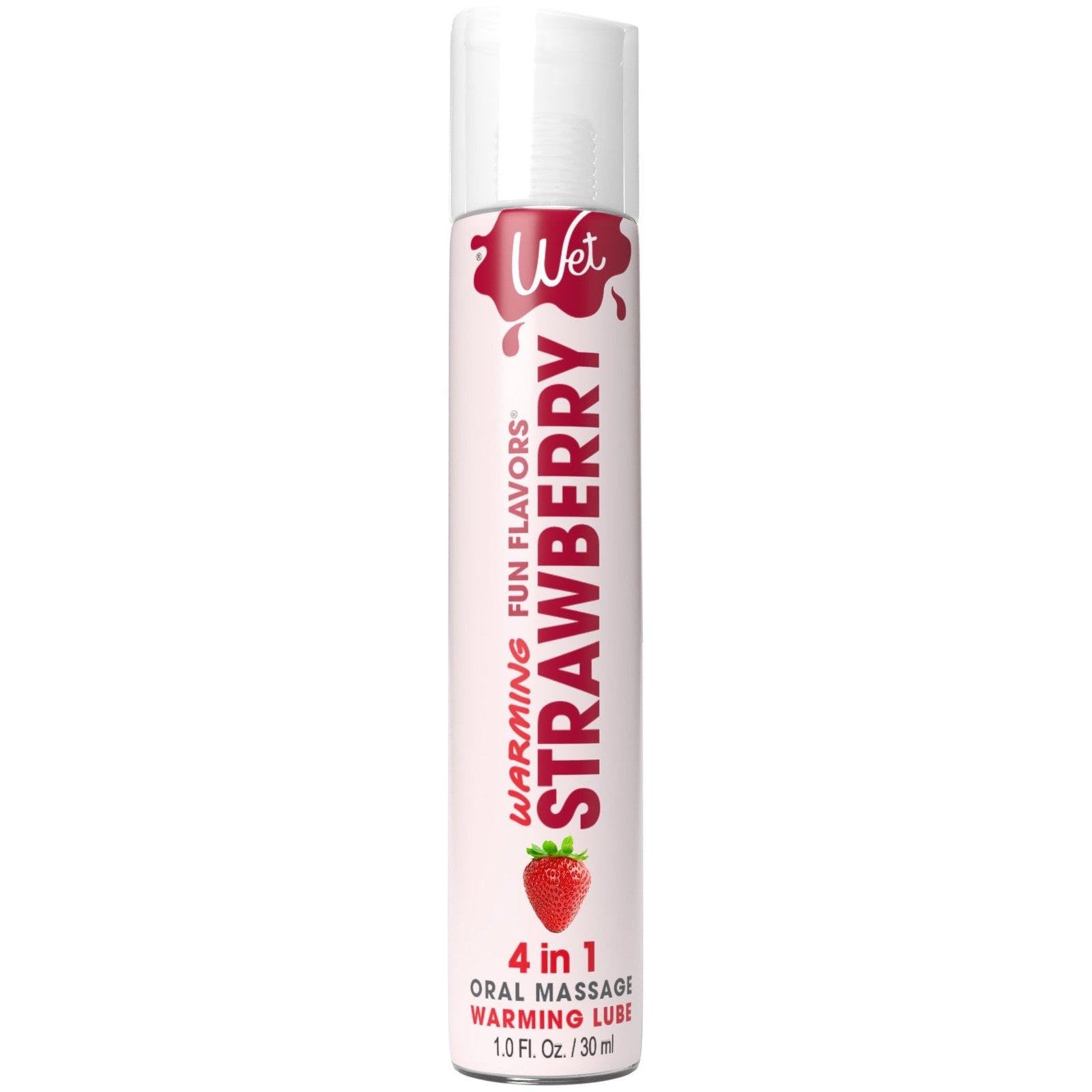 Wet Warming Fun Flavors - Strawberry - 4 in 1 Lubricant 1 Oz WT20442