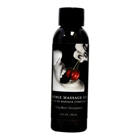Edible Massage Oil - Cherry - 2 Fl. Oz. EB-MSE201E