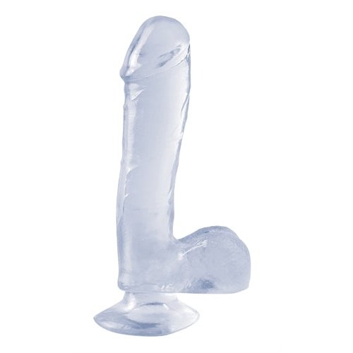 Basix Rubber Works - 7.5 Inch Dong With Suction Cup - Clear PD4221-20