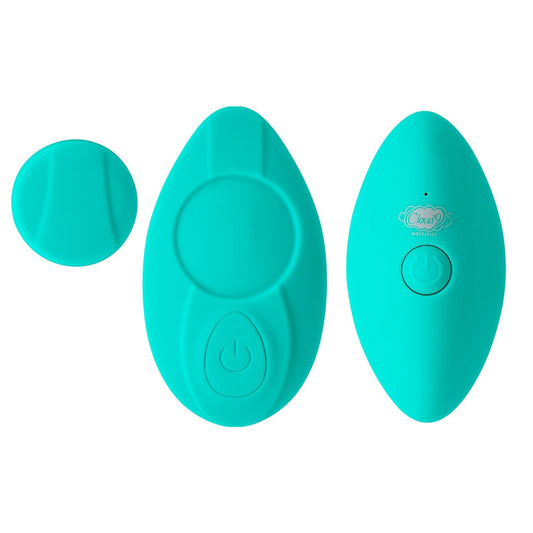 Cloud 9 Panty Pleasures Magnetic Panty Vibe - Teal WTC959