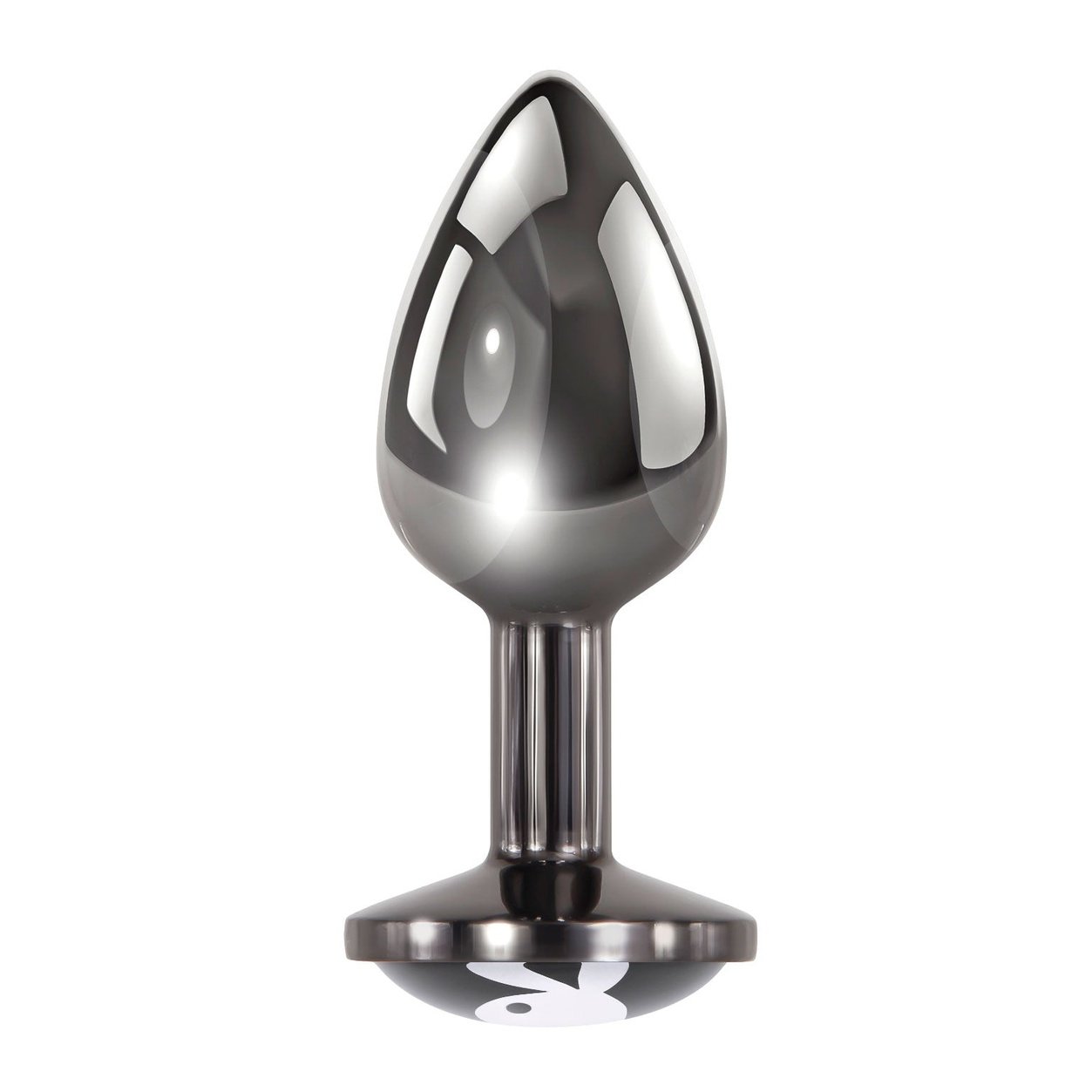 Playboy Pleasure - Tux - Small - Butt Plug - Hematite PB-BP-2475-2
