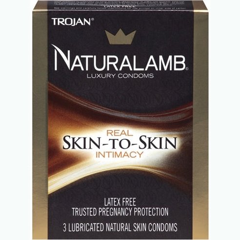 Trojan Naturalamb Luxury Condoms - 3 Pack TJ98050