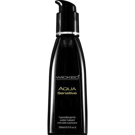 Aqua Sensitive Hypoallergenic Water Based  Lubricant - 8 Fl. Oz. WS-90208