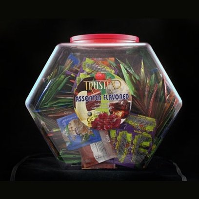 Trustex Assorted Flavors - 288 Piece Fishbowl AL-1050D