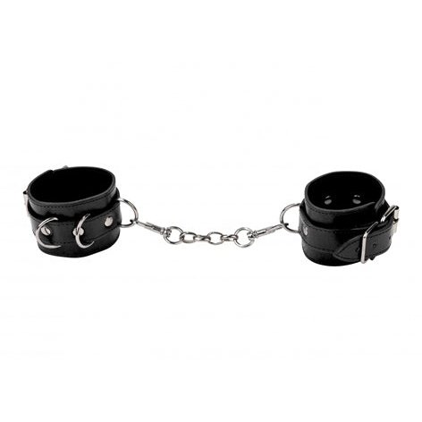 Leather Cuffs for Hands and Ankles - Black OU-OU048BLK