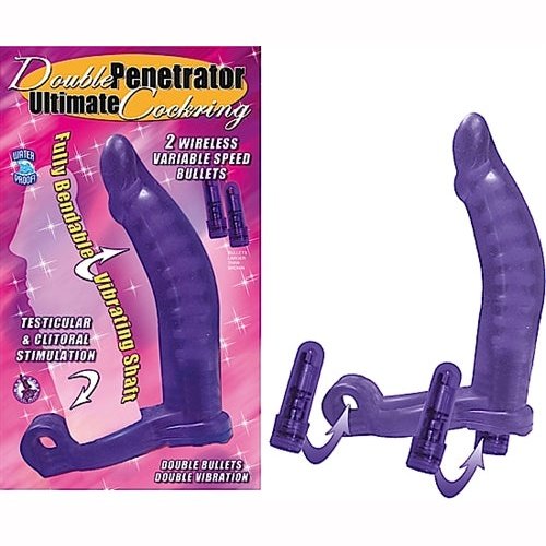 Double Penetrator Ultimate Cockring-Purple NW2130-2