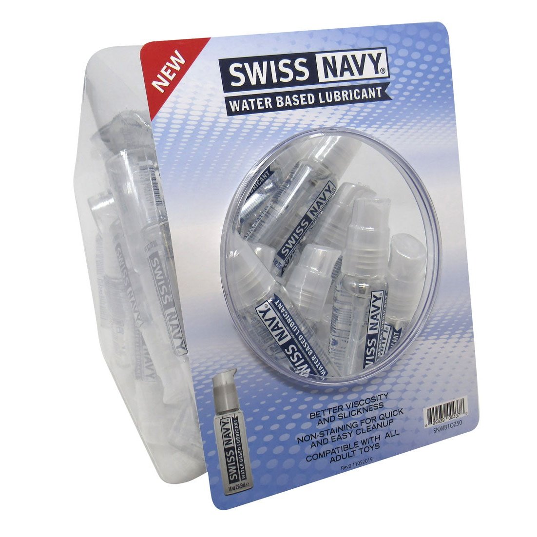 Swiss Navy Water-Based 1oz 50ct Fishbowl MD-SNWB1OZ50