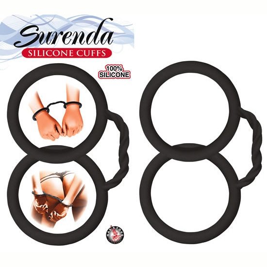 Surenda Silicone Cuffs - Black NW2654-2