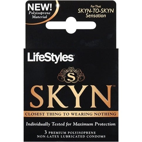 Skyn Original - Non-Latex Lubricated Condoms - 3 Pack PM07303