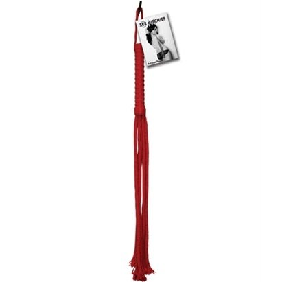 Sex and Mischief Rope Flogger - Red SS100-42