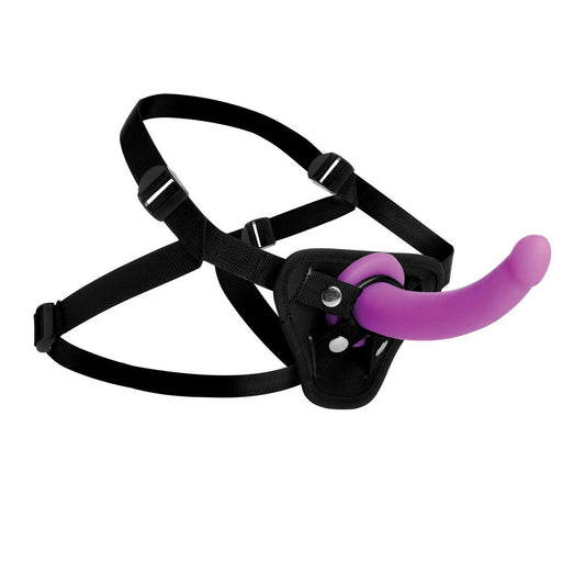 Navigator Silicone G-Spot Dildo With Harness SU-AF216