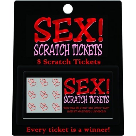 Sex! Scratch Tickets KG-BGR145