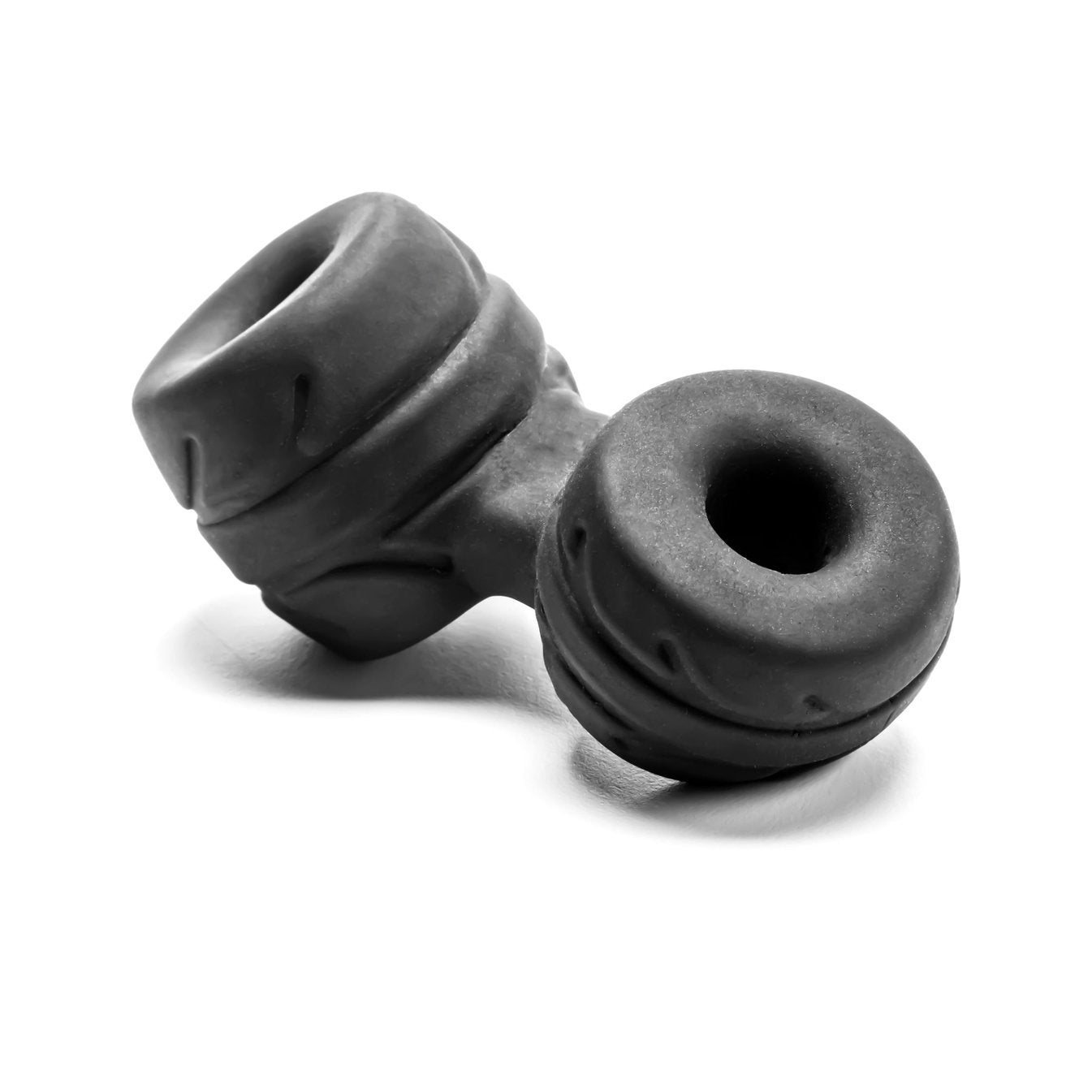 Silaskin Cock & Ball Ring and Stretcher - Black PF-CR12B