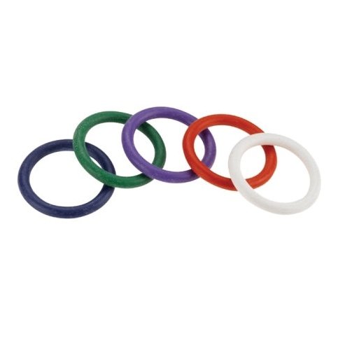 Rubber C-Ring Set - 1.25 Inches - Rainbow BSPR-46