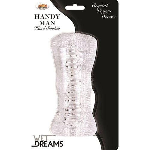 Wet Dreams Crystal Voyeur Handy Man Stroker HTP2952