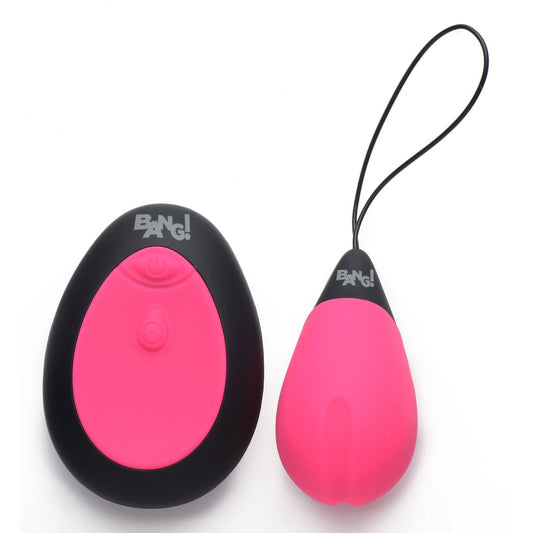 Bang - 10x Silicone Vibrating Egg - Pink BNG-AG462-PNK