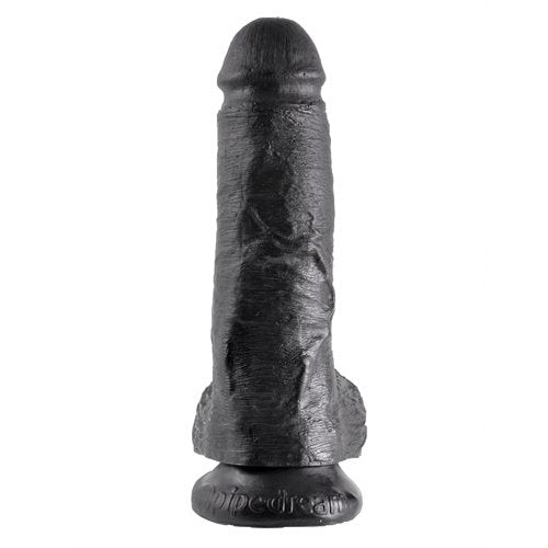 King Cock 8-Inch Cock With Balls - Black PD5507-23