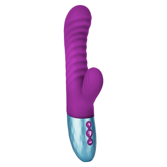 Delola Liquid Silicone Rabbit - Purple FF-1027-02