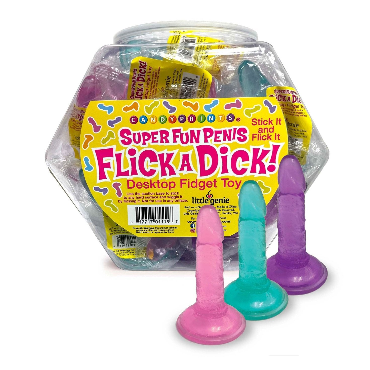 Flick a Dick - Desktop Fidget Toy - Display of 24 LG-CP1115